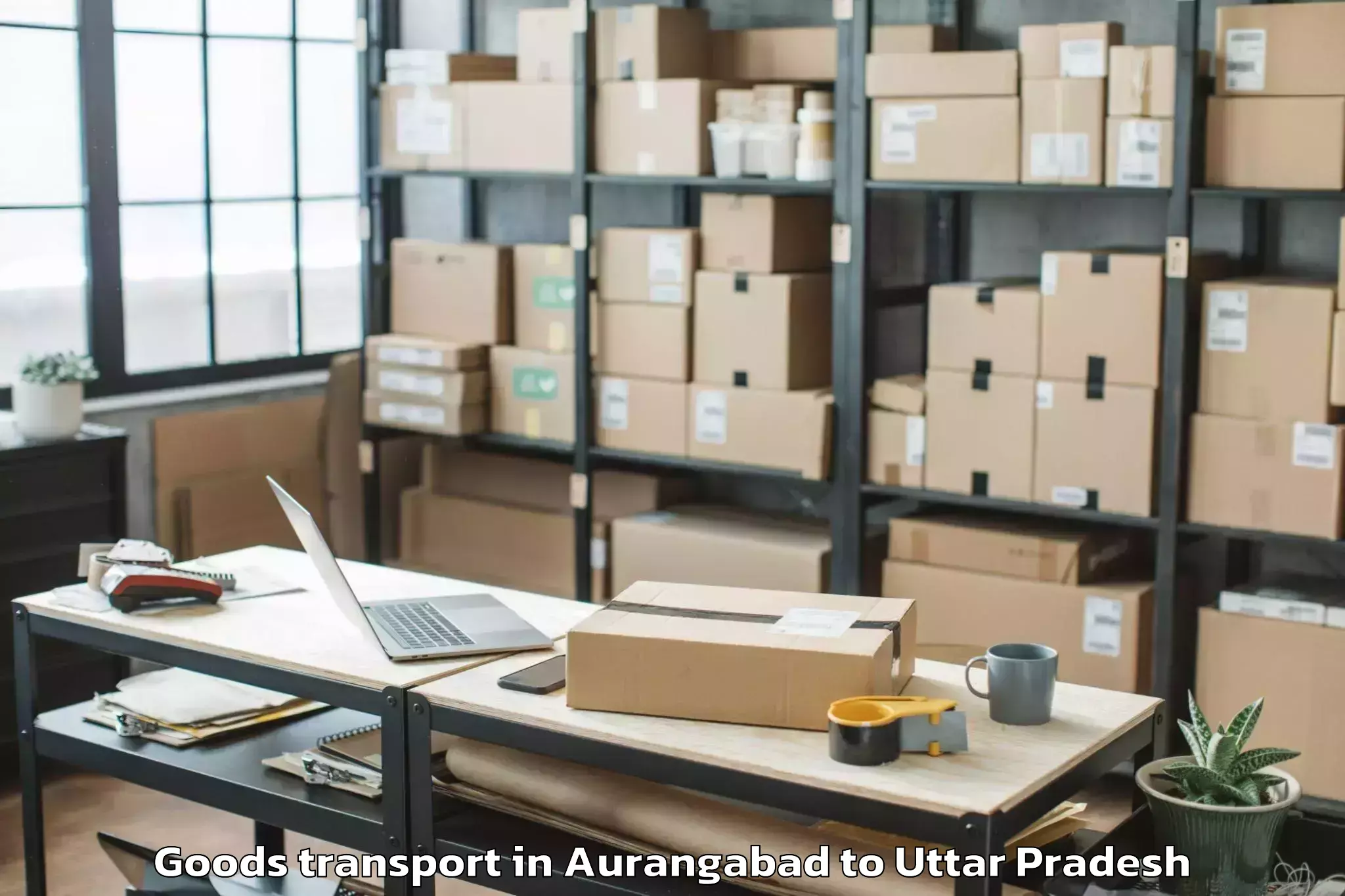 Book Your Aurangabad to Muhammadabad Gohna Goods Transport Today